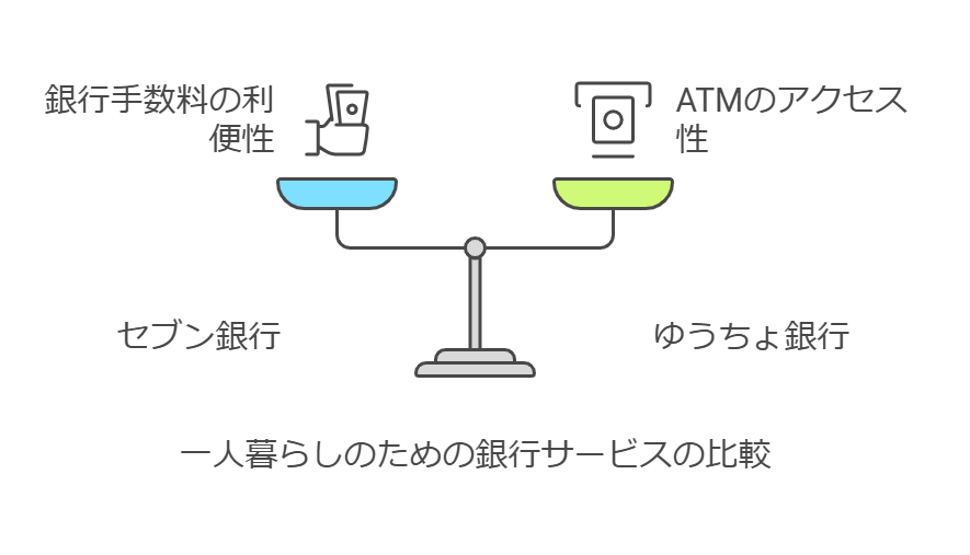 一人暮らしの銀行事情