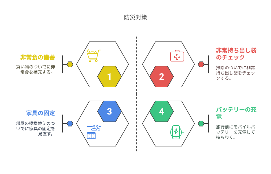 一人暮らしの防災